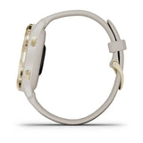 Light Gold Stainless Steel Bezel with Light Sand Case and Silicone Band